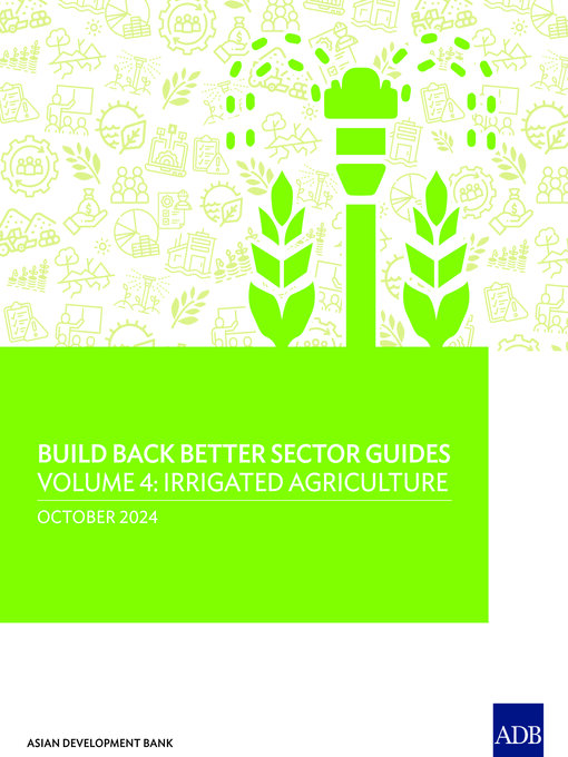 Title details for Build Back Better Sector Guides—Volume 4 by Asian Development Bank - Available